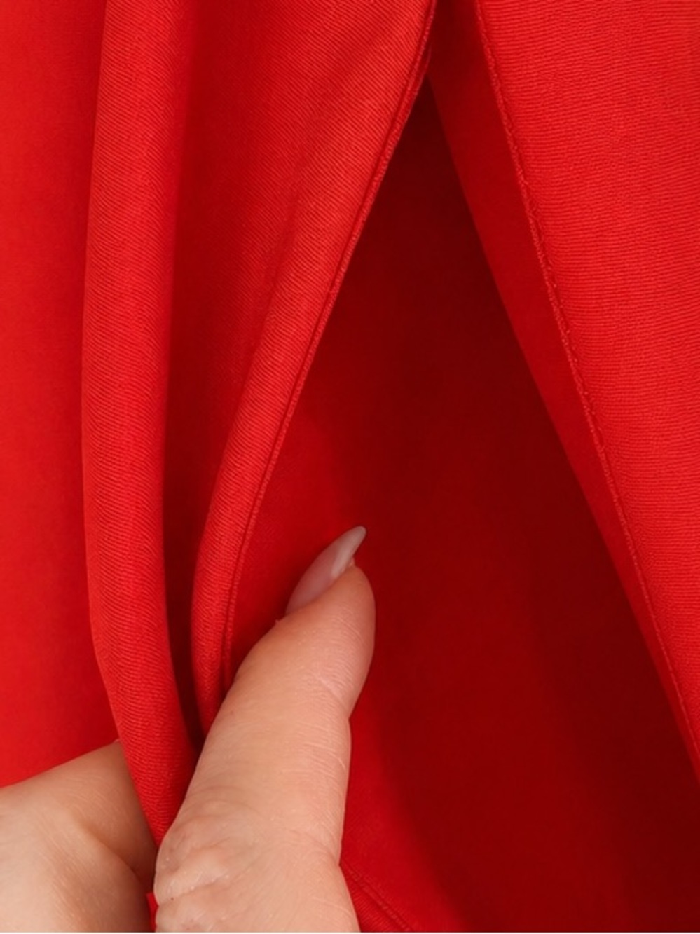 FREE Gift ๐ OLD NAVY NWT Poppy Red Taffeta Maxi Skirt Sz XL ๐จ๐ฆ Canada Day - Picture 5 of 10